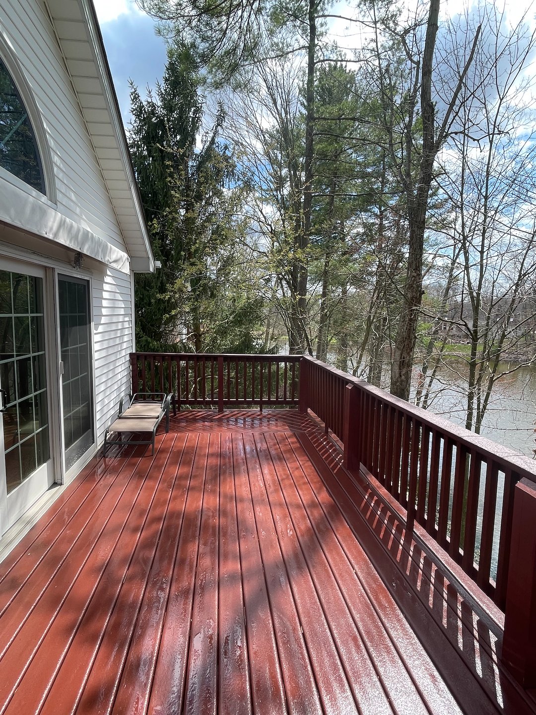 Aurora Residential Pressure Washing Near Walden Golf Course for Trex Deck Cleaning and Two Level Deck Wash