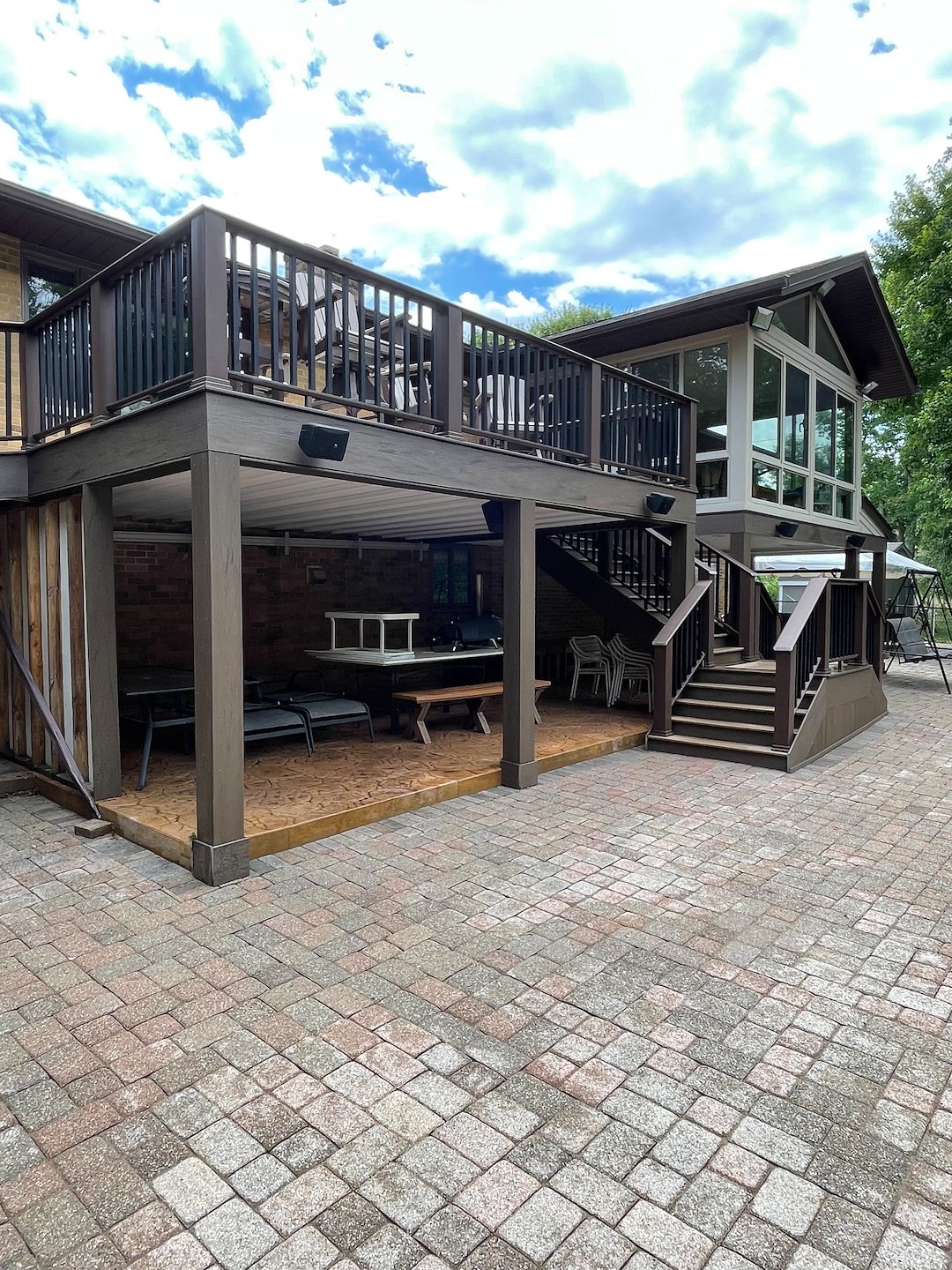 Aurora Residential Pressure Washing | Paver Patio Cleaning | Stamped Concrete Patio Cleaning | Composite Deck & Pool Deck Cleaning