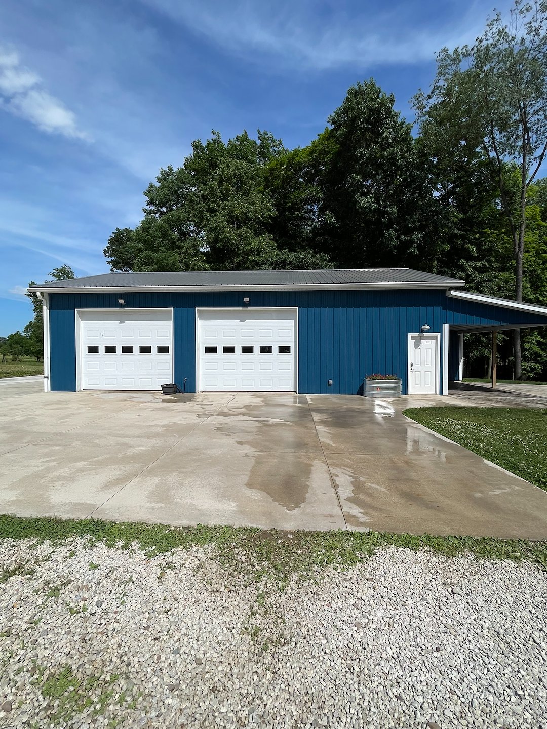 Canton Steel Pole Barn Cleaning | Commercial Soft Washing | Concrete Cleaning