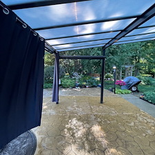 Painesville-Residential-Pressure-Washing-Stamped-Concrete-Patio-Driveway-Walkway-Cleaning 4