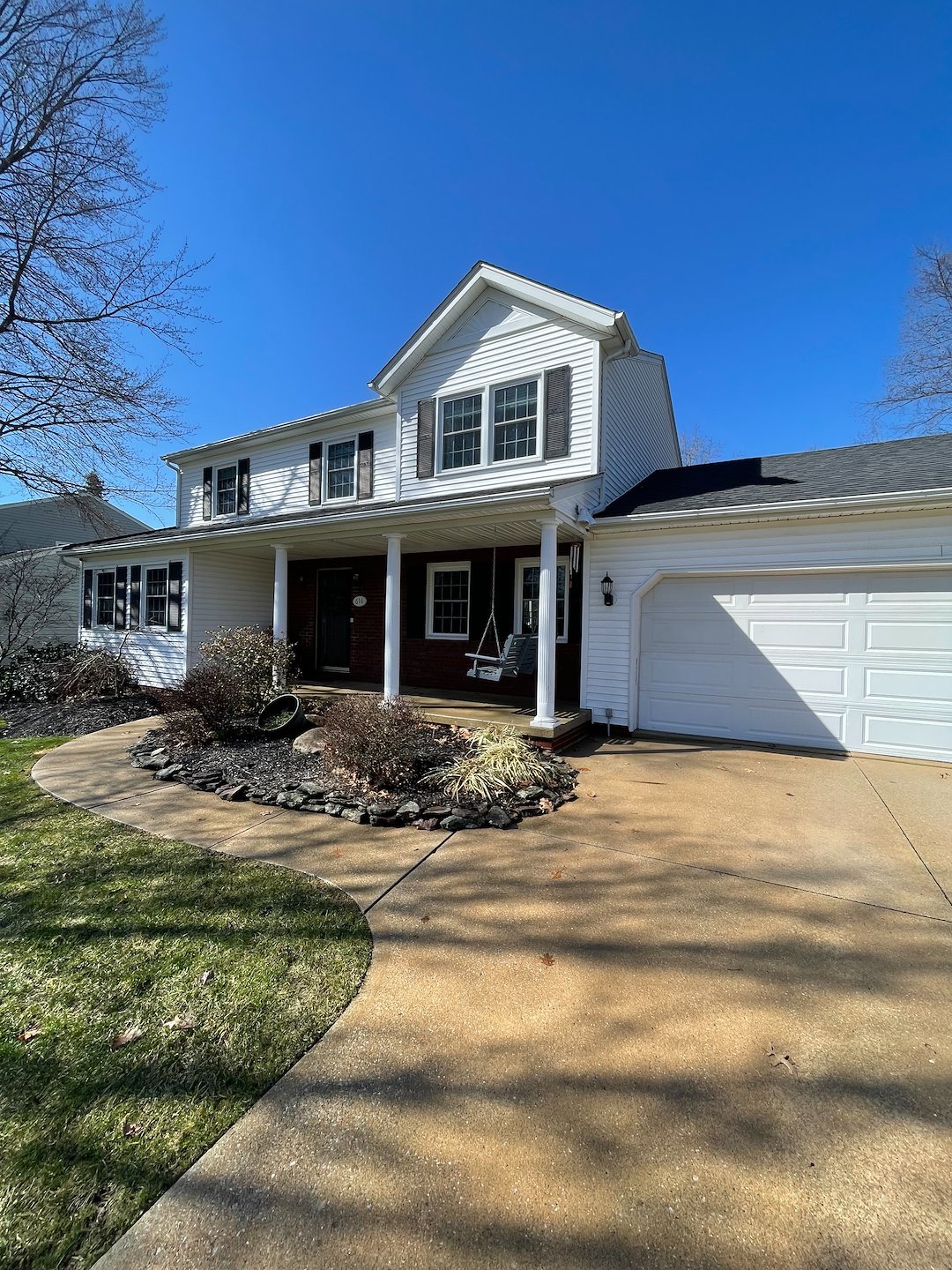 Residential Pressure Washing House and Driveway Cleaning Project in Brunswick